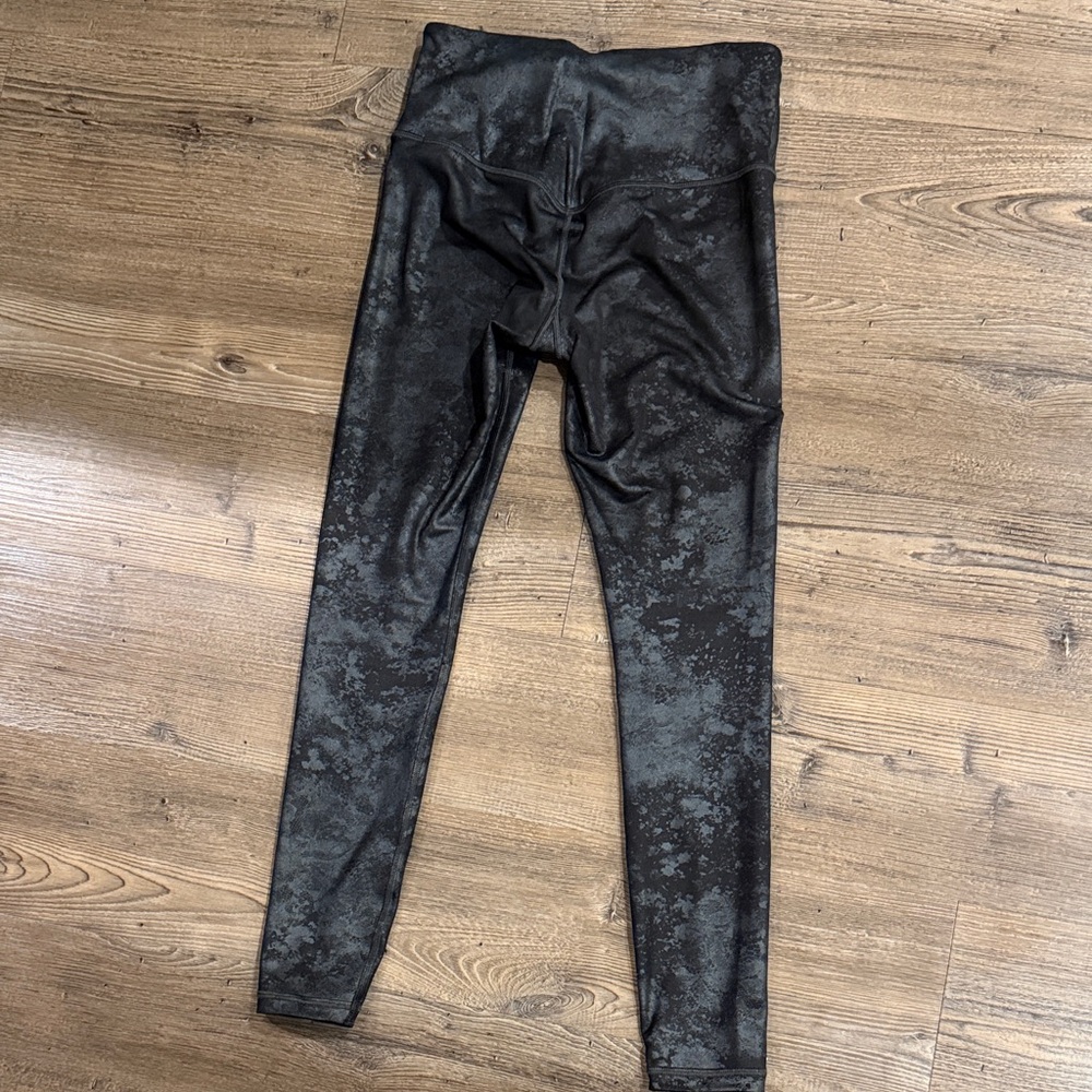 Athleta Black Patterned Leggings